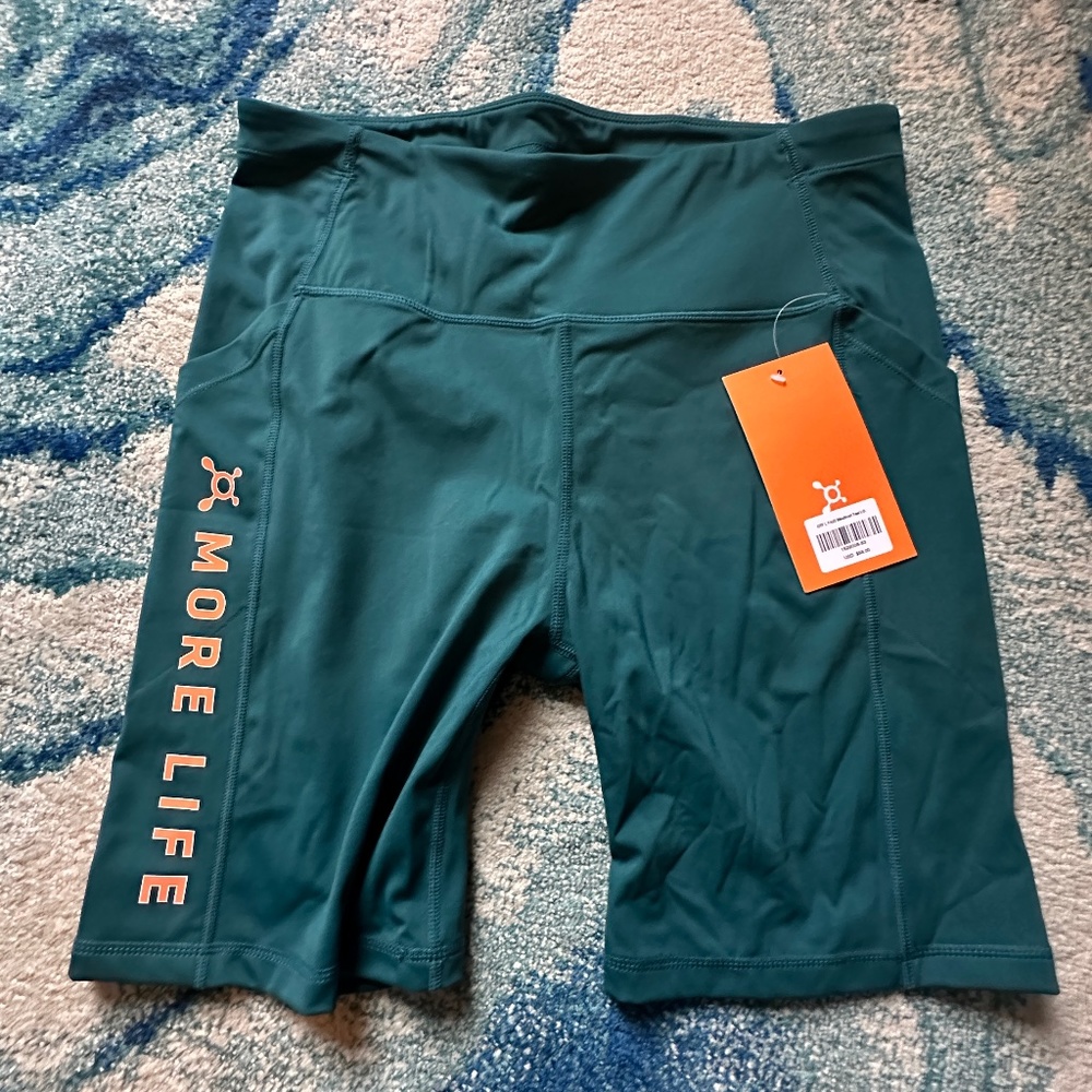 Orangetheory Teal Athletic Shorts